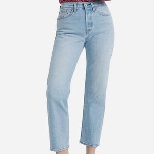 Levi's Women's Pants Wedgie Straight Size 24 Light Wash